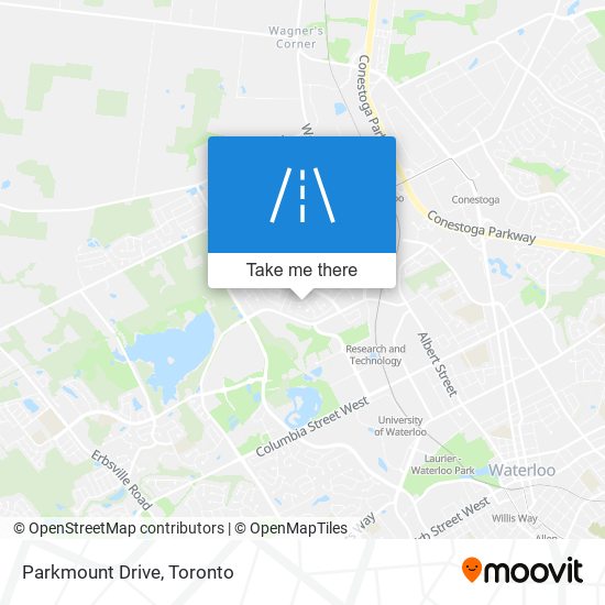 Parkmount Drive map