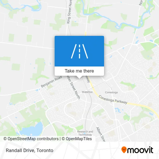 Randall Drive map