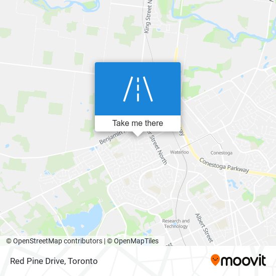 Red Pine Drive map