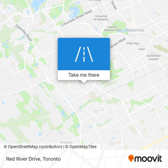 Red River Drive map