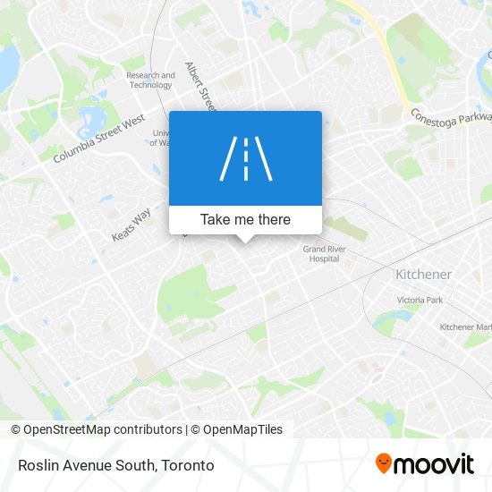 Roslin Avenue South map