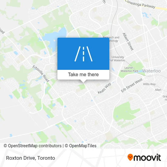 Roxton Drive map
