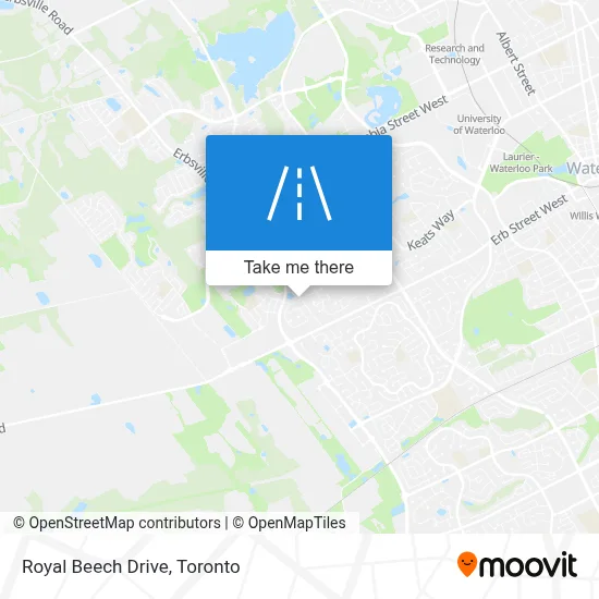 Royal Beech Drive map