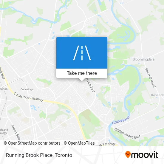 Running Brook Place map