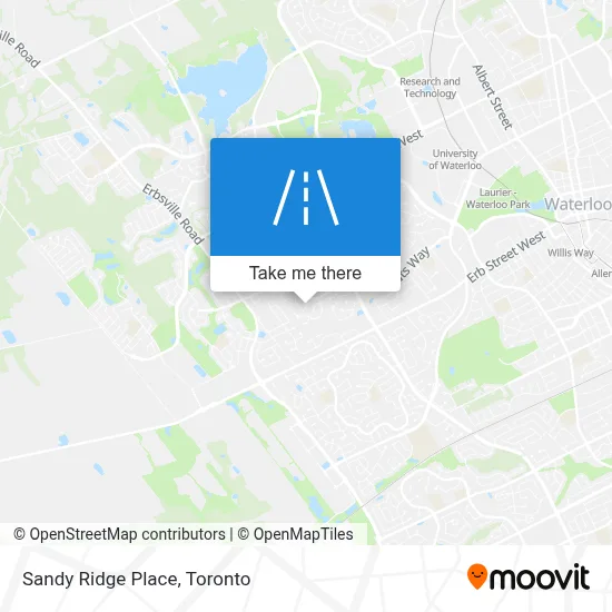Sandy Ridge Place map