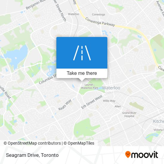 Seagram Drive map