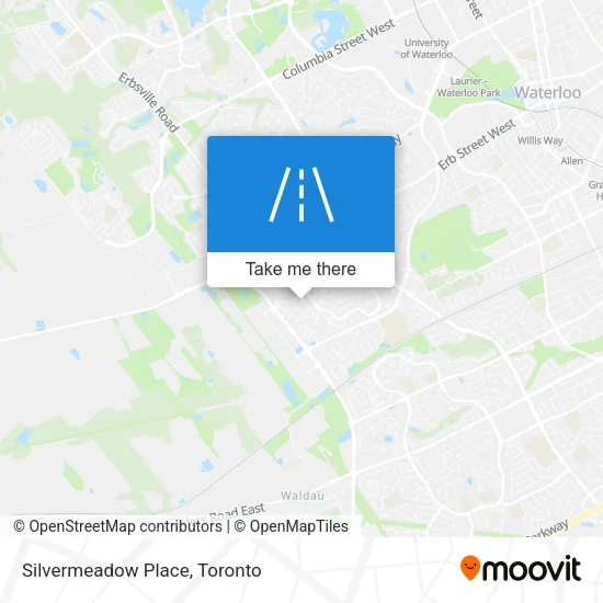 Silvermeadow Place map