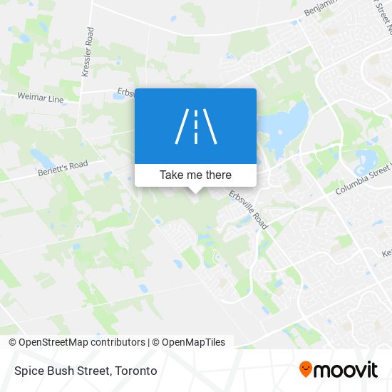 Spice Bush Street map