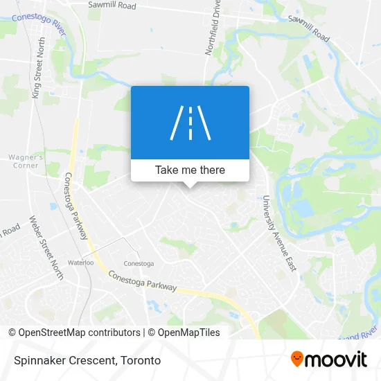 Spinnaker Crescent map