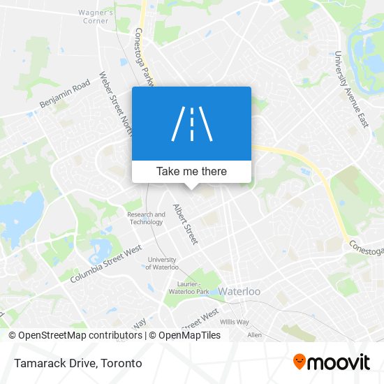 Tamarack Drive map