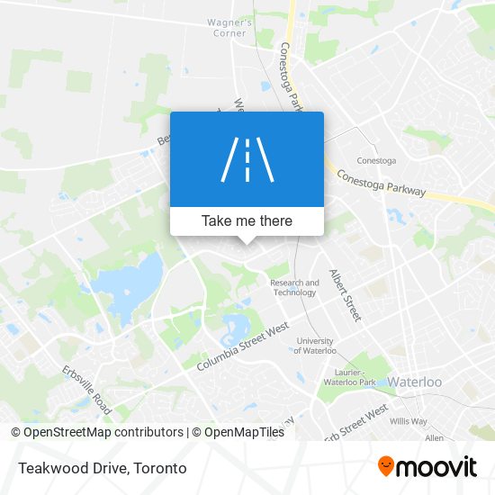 Teakwood Drive map