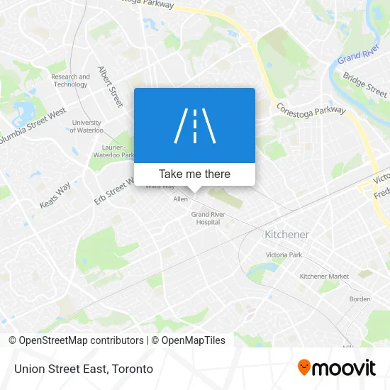 Union Street East map