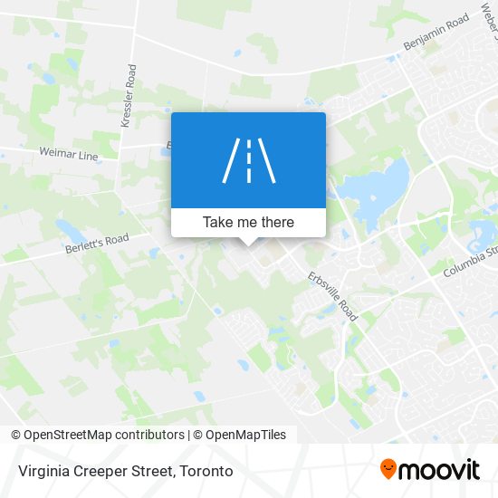 Virginia Creeper Street map
