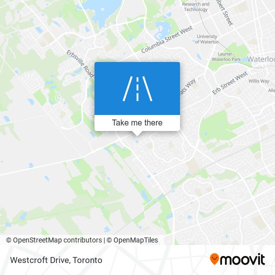 Westcroft Drive map