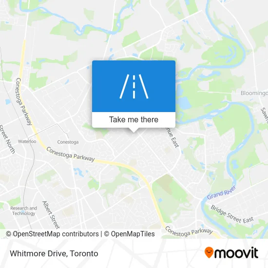 Whitmore Drive map