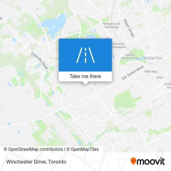 Winchester Drive map