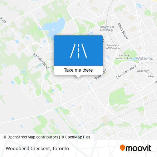 Woodbend Crescent map