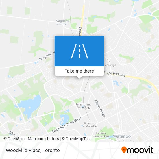 Woodville Place map