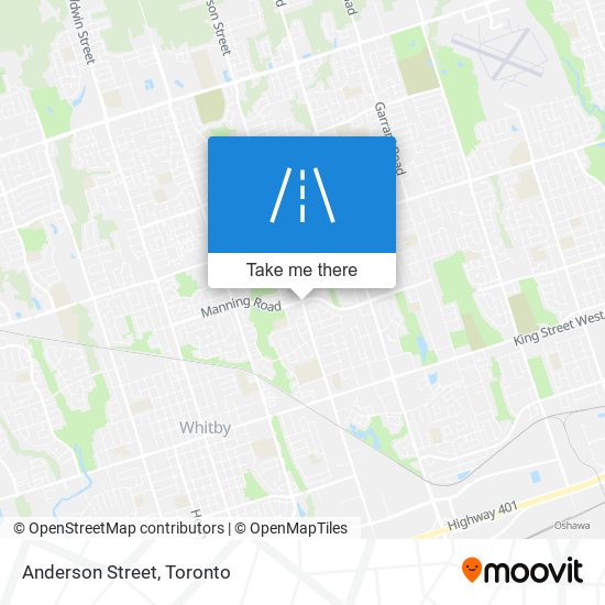 Anderson Street map