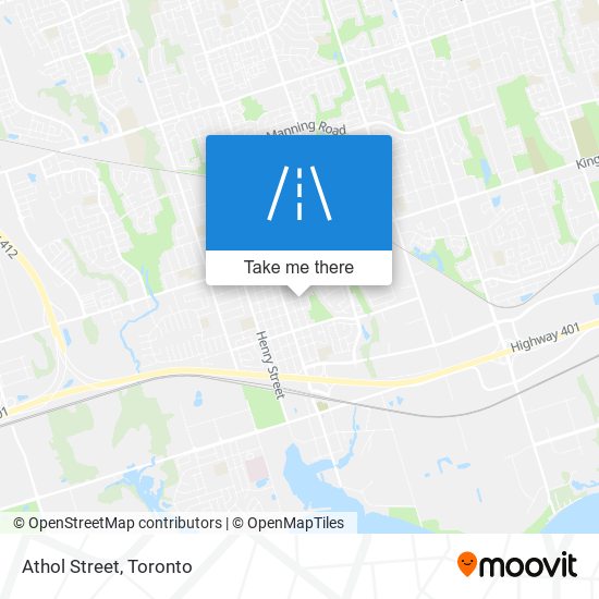 Athol Street map