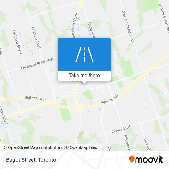 Bagot Street map