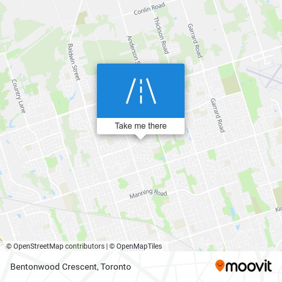 Bentonwood Crescent map