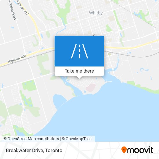 Breakwater Drive map