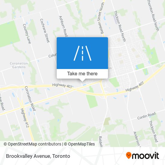 Brookvalley Avenue map