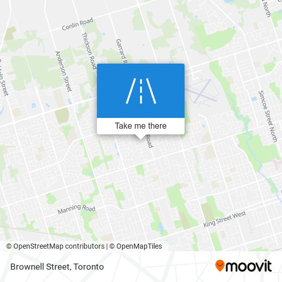 Brownell Street map