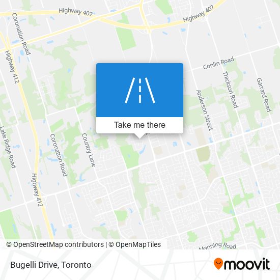 Bugelli Drive map