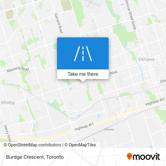 Burdge Crescent map