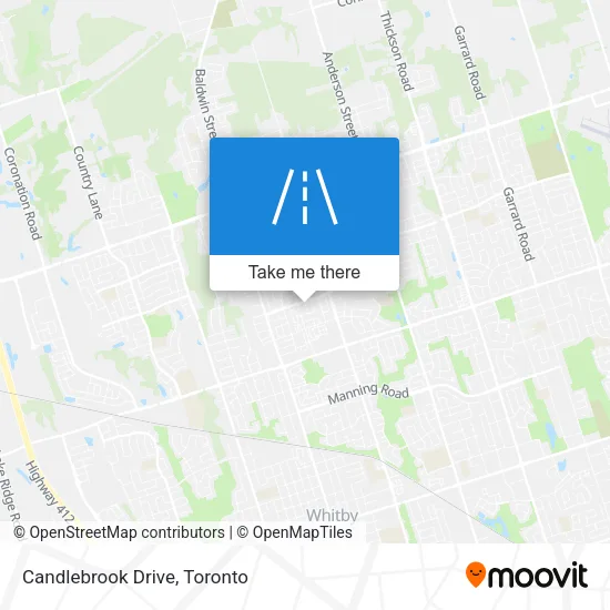 Candlebrook Drive map