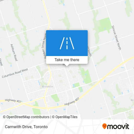 Carnwith Drive map