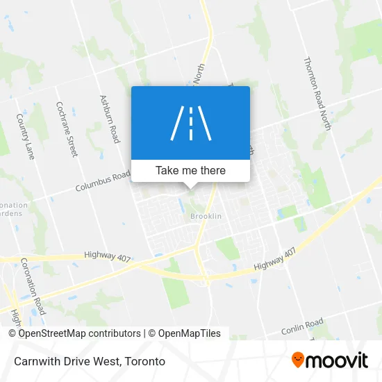 Carnwith Drive West map