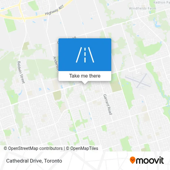 Cathedral Drive map