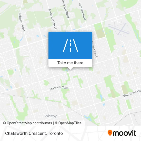 Chatsworth Crescent map