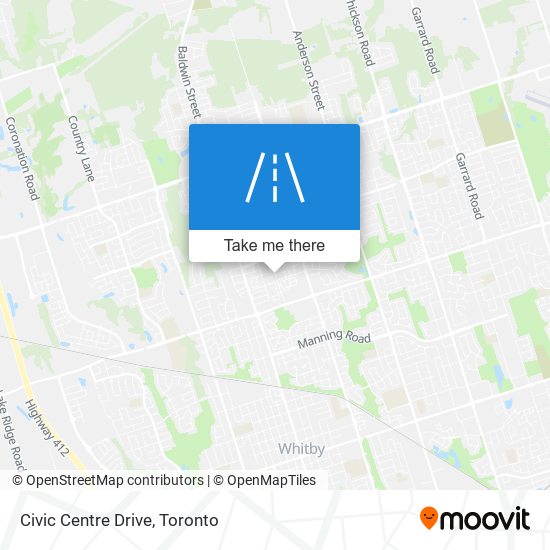 Civic Centre Drive map