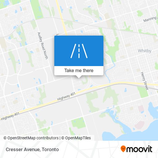 Cresser Avenue map