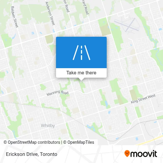 Erickson Drive map