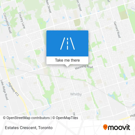 Estates Crescent map