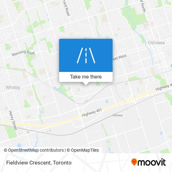 Fieldview Crescent map