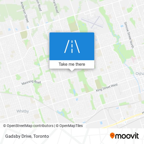 Gadsby Drive map