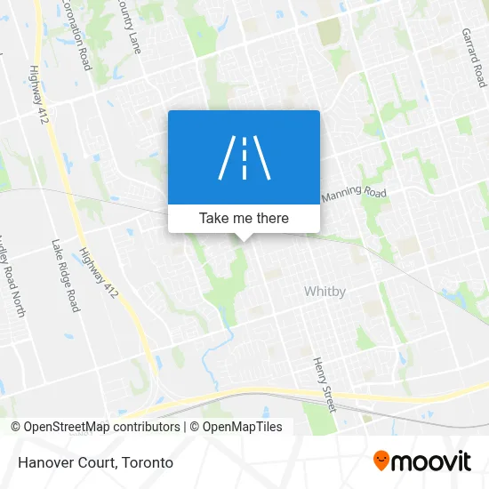 Hanover Court map