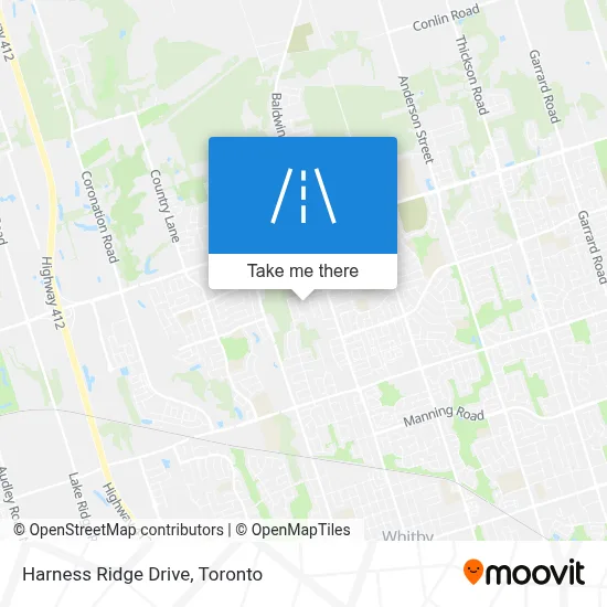 Harness Ridge Drive map