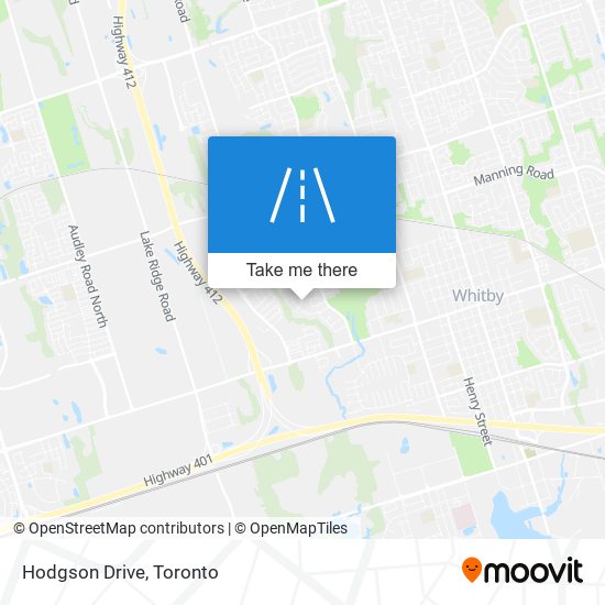 Hodgson Drive map