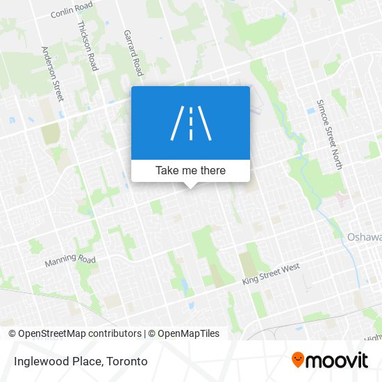 Inglewood Place map