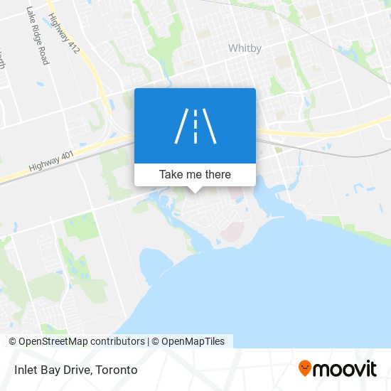 Inlet Bay Drive map