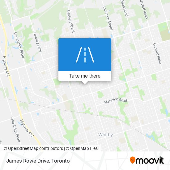 James Rowe Drive map