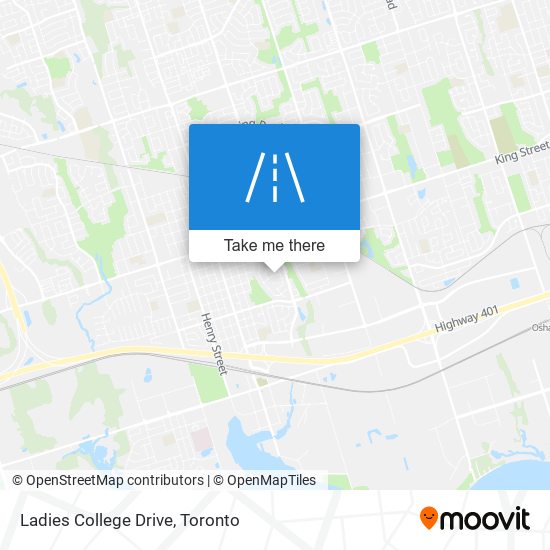 Ladies College Drive map