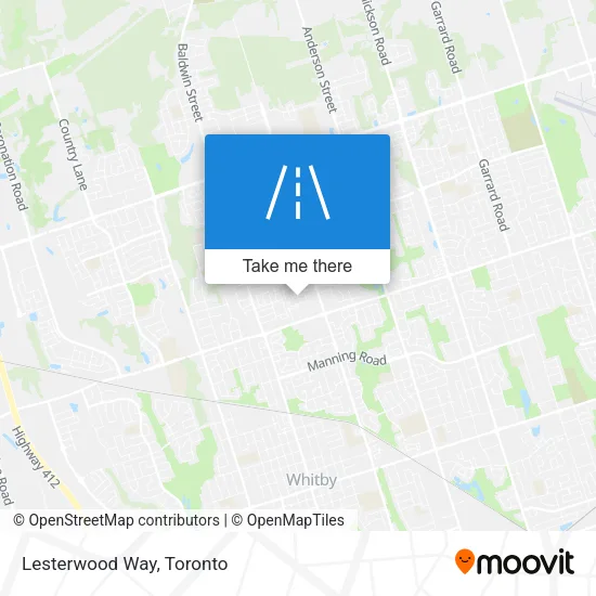 Lesterwood Way map